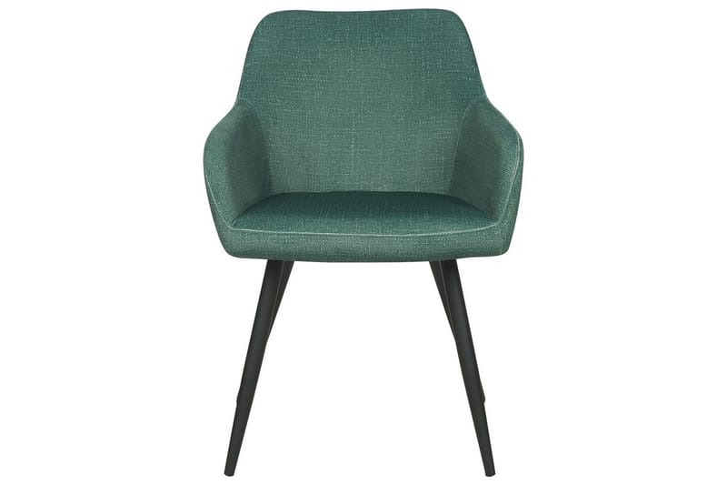 Set med 2 matstolar Casmalia - Grön, Svart - Möbler - Fåtölj & stolar - Matstol & köksstol