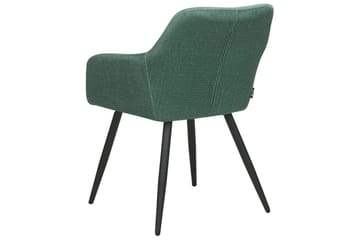 Set med 2 matstolar Casmalia - Grön, Svart - Möbler - Fåtölj & stolar - Matstol & köksstol