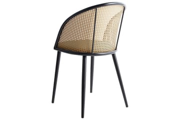 Set med 2 matstolar Cornell - Grönt, svart, ljust trä - Möbler - Fåtölj & stolar - Matstol & köksstol