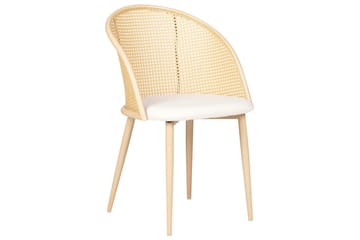 Set med 2 matstolar Cornell - Ljus trä, beige - Möbler - Fåtölj & stolar - Matstol & köksstol