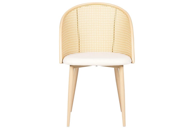Set med 2 matstolar Cornell - Ljus trä, beige - Möbler - Fåtölj & stolar - Matstol & köksstol