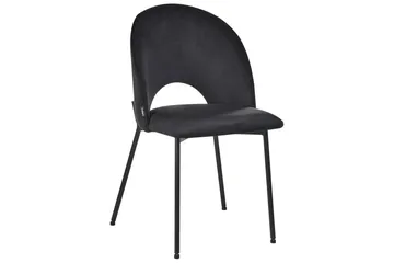 Set med 2 matstolar Covelo - Svart - Möbler - Fåtölj & stolar - Matstol & köksstol