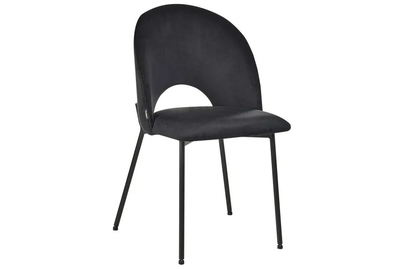 Set med 2 matstolar Covelo - Svart - Möbler - Fåtölj & stolar - Matstol & köksstol