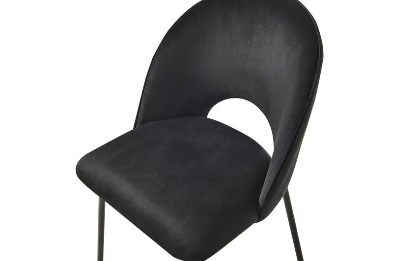 Set med 2 matstolar Covelo - Svart - Möbler - Fåtölj & stolar - Matstol & köksstol