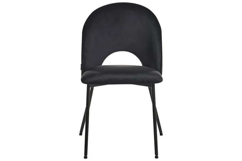 Set med 2 matstolar Covelo - Svart - Möbler - Fåtölj & stolar - Matstol & köksstol