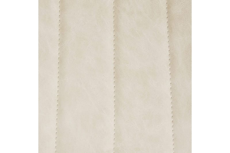 Set med 2 matstolar Dubrovnik - Beige, svart/Konstläder - Möbler - Fåtölj & stolar - Matstol & köksstol