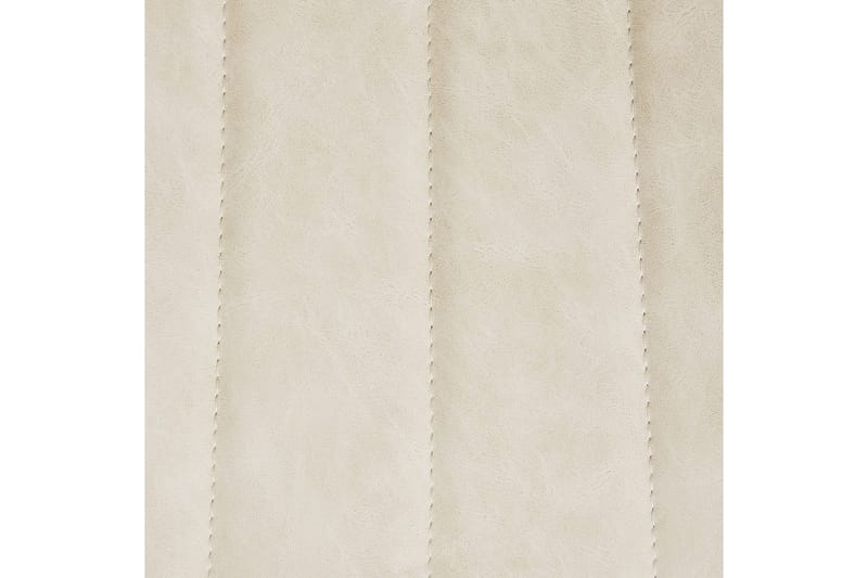 Set med 2 matstolar Dubrovnik - Beige, svart/Konstläder - Möbler - Fåtölj & stolar - Matstol & köksstol