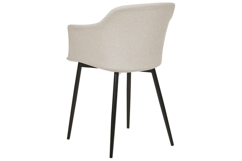 Set med 2 matstolar Elim - Beige, svart - Möbler - Fåtölj & stolar - Matstol & köksstol