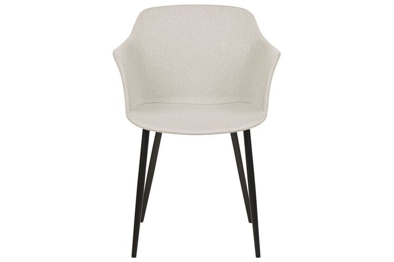 Set med 2 matstolar Elim - Beige, svart - Möbler - Fåtölj & stolar - Matstol & köksstol