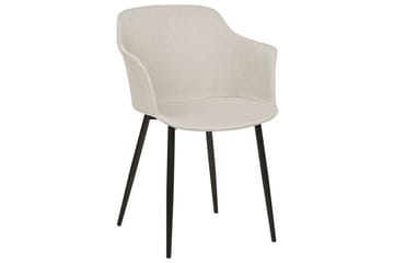 Set med 2 matstolar Elim - Beige, svart - Möbler - Fåtölj & stolar - Matstol & köksstol