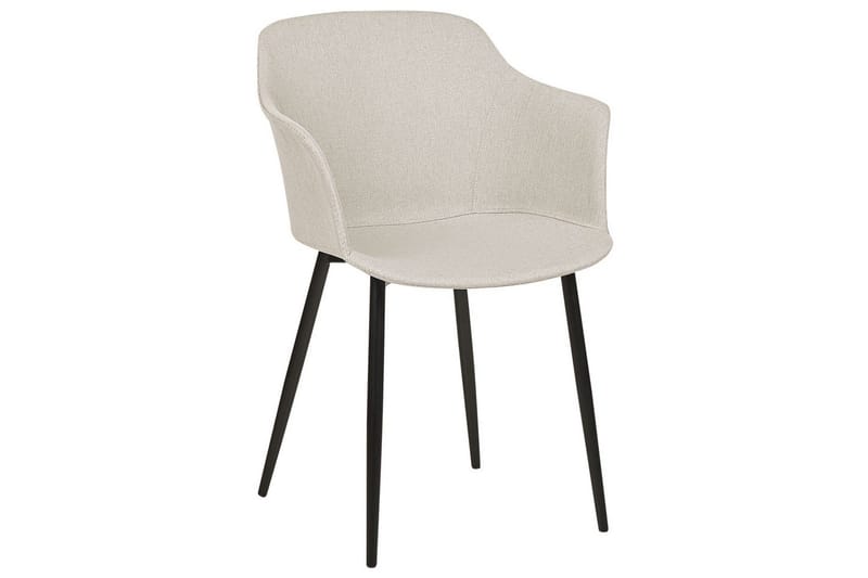 Set med 2 matstolar Elim - Beige, svart - Möbler - Fåtölj & stolar - Matstol & köksstol