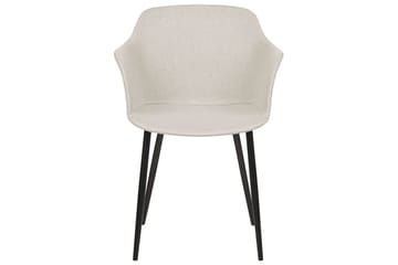Set med 2 matstolar Elim - Beige, svart - Möbler - Fåtölj & stolar - Matstol & köksstol