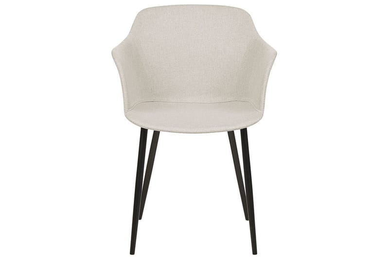 Set med 2 matstolar Elim - Beige, svart - Möbler - Fåtölj & stolar - Matstol & köksstol
