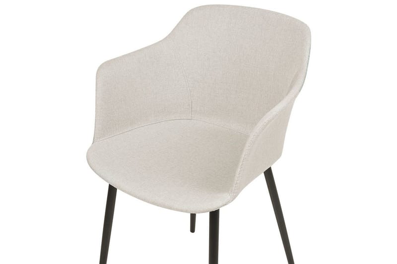 Set med 2 matstolar Elim - Beige, svart - Möbler - Fåtölj & stolar - Matstol & köksstol