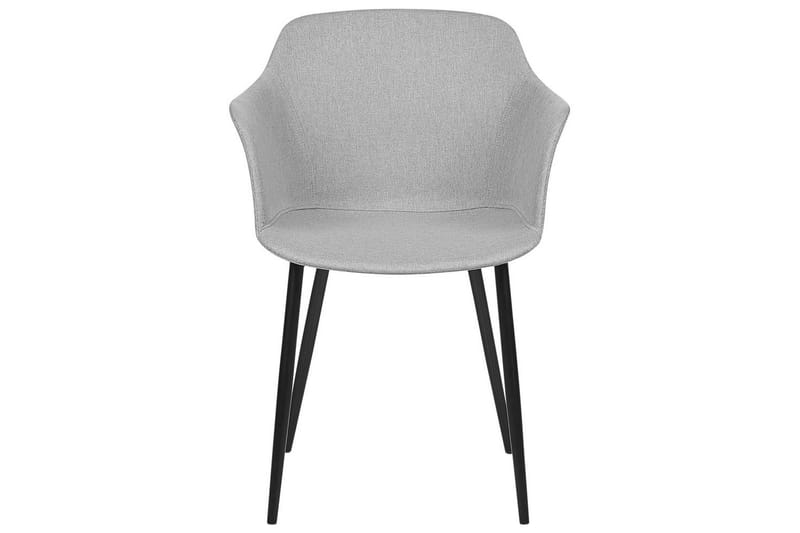 Set med 2 matstolar Elim - Grå, svart - Möbler - Fåtölj & stolar - Matstol & köksstol