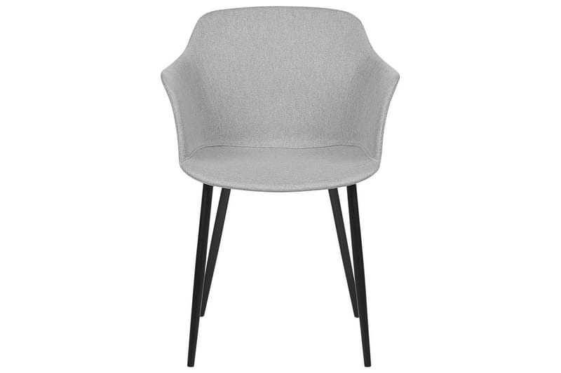 Set med 2 matstolar Elim - Grå, svart - Möbler - Fåtölj & stolar - Matstol & köksstol