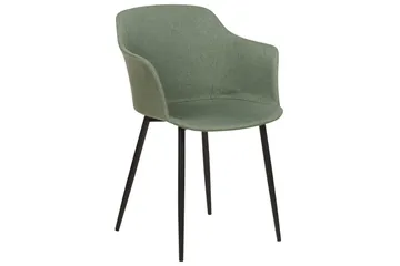 Set med 2 matstolar Elim - Grön, Svart - Möbler - Fåtölj & stolar - Matstol & köksstol