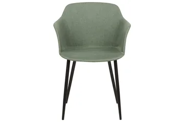 Set med 2 matstolar Elim - Grön, Svart - Möbler - Fåtölj & stolar - Matstol & köksstol