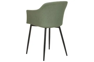 Set med 2 matstolar Elim - Grön, Svart - Möbler - Fåtölj & stolar - Matstol & köksstol