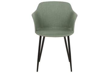 Set med 2 matstolar Elim - Grön, Svart - Möbler - Fåtölj & stolar - Matstol & köksstol
