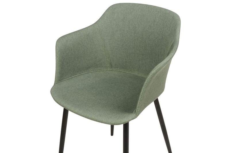 Set med 2 matstolar Elim - Grön, Svart - Möbler - Fåtölj & stolar - Matstol & köksstol