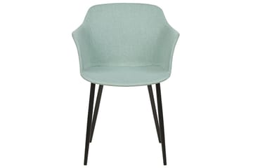 Set med 2 matstolar Elim - Mintgrön, Svart - Möbler - Fåtölj & stolar - Matstol & köksstol