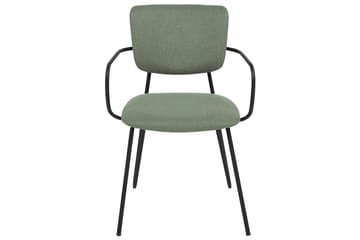 Set med 2 matstolar Elko - Grön, Svart - Möbler - Fåtölj & stolar - Matstol & köksstol