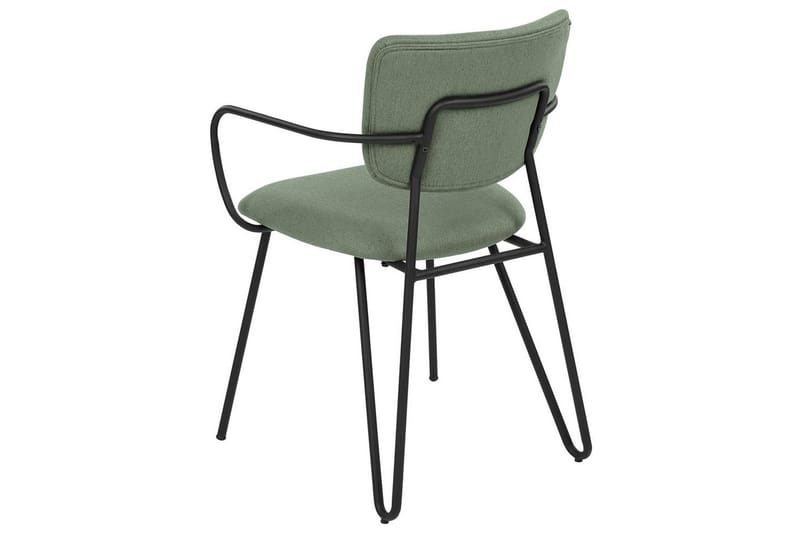 Set med 2 matstolar Elko - Grön, Svart - Möbler - Fåtölj & stolar - Matstol & köksstol