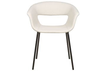 Set med 2 matstolar Elma - Beige, svart - Möbler - Fåtölj & stolar - Matstol & köksstol