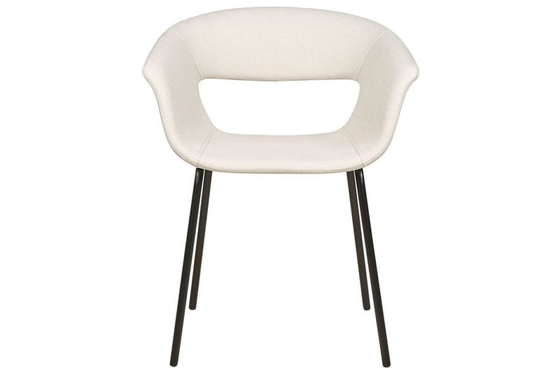 Set med 2 matstolar Elma - Beige, svart - Möbler - Fåtölj & stolar - Matstol & köksstol