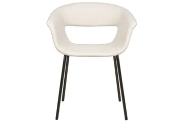 Set med 2 matstolar Elma - Beige, svart - Möbler - Fåtölj & stolar - Matstol & köksstol