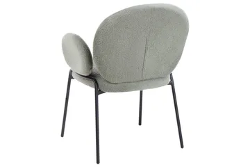 Set med 2 matstolar Ely - Grön, Svart - Möbler - Fåtölj & stolar - Matstol & köksstol