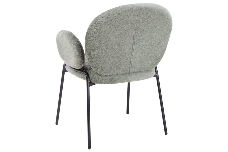 Set med 2 matstolar Ely - Grön, Svart - Möbler - Fåtölj & stolar - Matstol & köksstol