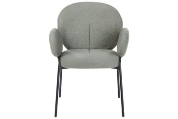 Set med 2 matstolar Ely - Grön, Svart - Möbler - Fåtölj & stolar - Matstol & köksstol