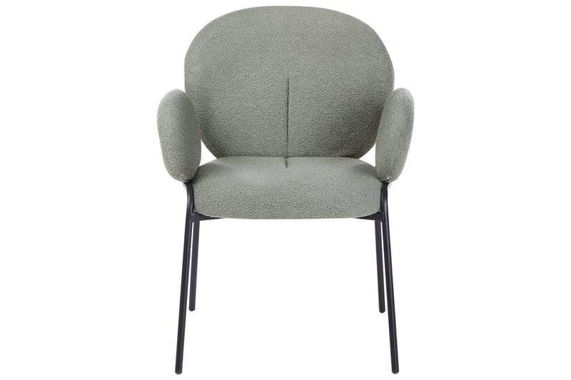 Set med 2 matstolar Ely - Grön, Svart - Möbler - Fåtölj & stolar - Matstol & köksstol