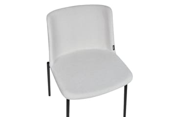 Set med 2 matstolar Esbon - Grå, svart - Möbler - Fåtölj & stolar - Matstol & köksstol