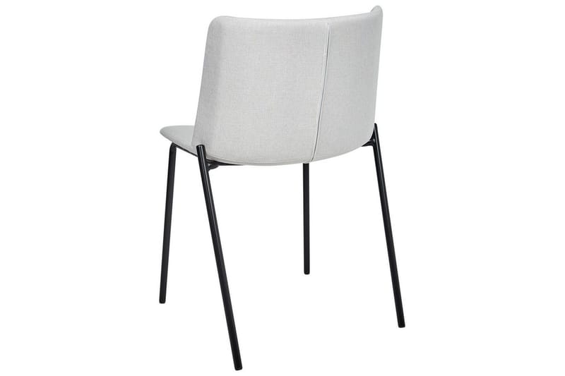 Set med 2 matstolar Esbon - Grå, svart - Möbler - Fåtölj & stolar - Matstol & köksstol