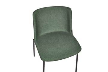 Set med 2 matstolar Esbon - Grön, Svart - Möbler - Fåtölj & stolar - Matstol & köksstol