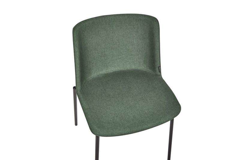 Set med 2 matstolar Esbon - Grön, Svart - Möbler - Fåtölj & stolar - Matstol & köksstol
