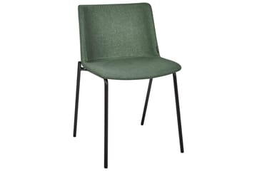 Set med 2 matstolar Esbon - Grön, Svart - Möbler - Fåtölj & stolar - Matstol & köksstol