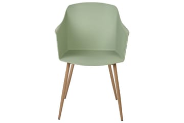 Set med 2 matstolar Fonda ll - Grönt, ljust trä - Möbler - Fåtölj & stolar - Matstol & köksstol