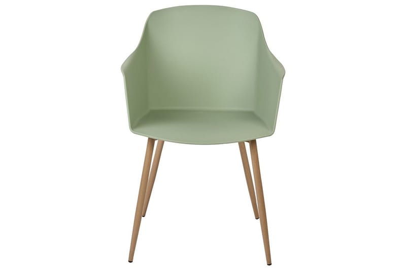 Set med 2 matstolar Fonda ll - Grönt, ljust trä - Möbler - Fåtölj & stolar - Matstol & köksstol