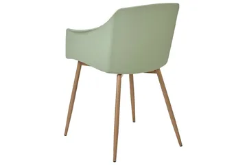 Set med 2 matstolar Fonda ll - Grönt, ljust trä - Möbler - Fåtölj & stolar - Matstol & köksstol