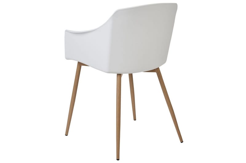 Set med 2 matstolar Fonda ll - Vit, ljust trä - Möbler - Fåtölj & stolar - Matstol & köksstol