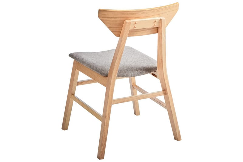 Set med 2 matstolar Hopkins - Brun, Taupe - Möbler - Fåtölj & stolar - Matstol & köksstol