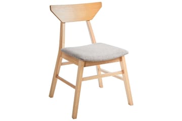 Set med 2 matstolar Hopkins - Brun, Taupe - Möbler - Fåtölj & stolar - Matstol & köksstol