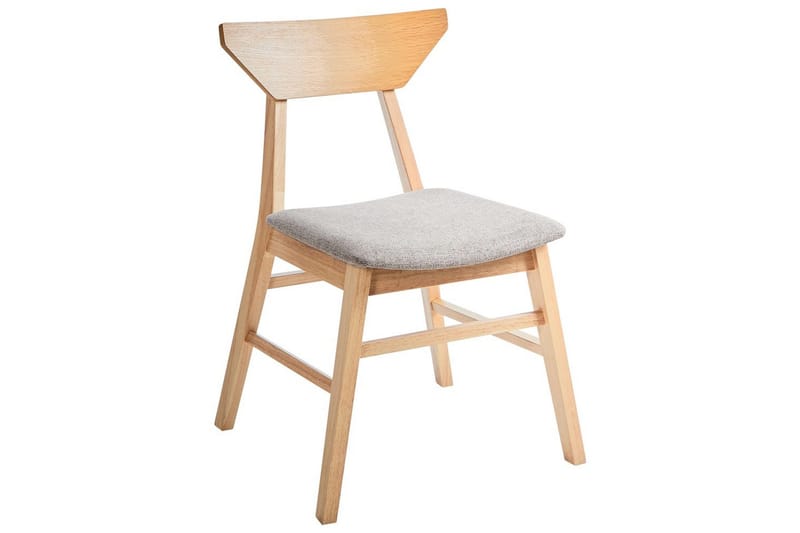 Set med 2 matstolar Hopkins - Brun, Taupe - Möbler - Fåtölj & stolar - Matstol & köksstol