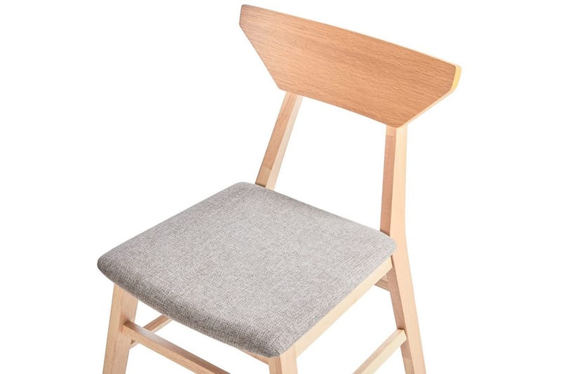 Set med 2 matstolar Hopkins - Brun, Taupe - Möbler - Fåtölj & stolar - Matstol & köksstol