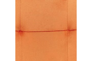 Set med 2 matstolar Jasmin - Orange, svart - Möbler - Fåtölj & stolar - Matstol & köksstol