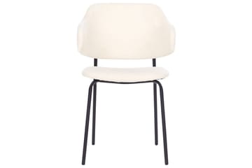 Set med 2 matstolar Kenai - Beige, svart - Möbler - Fåtölj & stolar - Matstol & köksstol